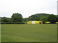 Distant sight screen on Hawkley Cricket Field