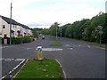 Ashgill Road mini roundabout