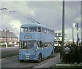 Walsall trolleybus at Mossley Estate