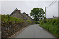 Minor road passing through Llidiardau