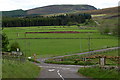 Backwater Reservoir / Alyth Road (B954) at its junction with Glenisla ./ Kirriemuir Road (B951)