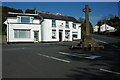 Gate Shop and War Memorial in Bwlch