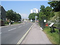 Looking northwards up Haslar Road