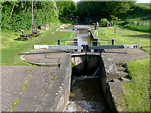 SJ6544 : Audlem Locks (No 15), Shropshire Union Canal, Cheshire by Roger  D Kidd