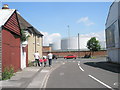 Looking from George Street into Forton Road