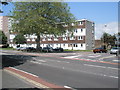 Looking across Forton Road to Mill Lane