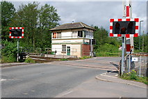 SO6301 : Level Crossing and Signal Box by jeff collins