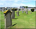 NJ2269 : The Old Cemetery at Lossiemouth by Ann Harrison