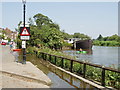 Chiswick Mall flooded at high tide