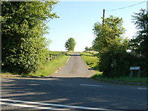 SP5061 : Farm road, A425, Upper Shuckburgh by Andy F