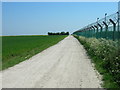 Track beside R.A.F. Staxton Wold