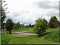 Footpath across the golf course, Bedwell Park