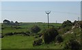 The view in the direction of Ty Newydd Farm