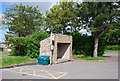 The bus stop, Ravenglass