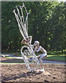 Caldecott Park, Rugby, new sculpture