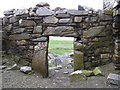 C3952 : Carrickabraghy Castle, Doagh Island by Kenneth  Allen