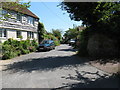 View east along Hog Lane Amberley