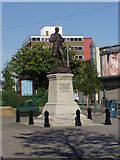 J0153 : Sanderson Statue Market Street, Portadown by HENRY CLARK