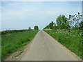 Minor Road Towards Weaverthorpe