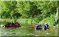 Fun on the canal at Slade Heath, Staffordshire