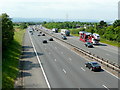 View over the southbound M5