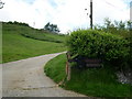 Entrance to Maespwll farm