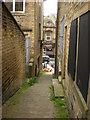 Ginnel between Corporation Street and Town Hall Street