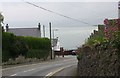 The bend at the bottom of the hill one Beach Road, Benllech