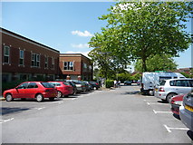 SX9391 : Exeter : Royal Devon & Exeter Hospital Car Park by Lewis Clarke