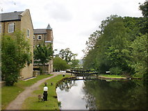 SD9324 : Rochdale Canal , Shop Lock by Alexander P Kapp