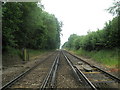 Looking towards Petersfield from Kingsfernden Lane Crossing