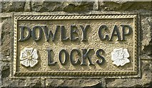 SE1138 : Name plaque, Dowley Gap Locks by Rich Tea