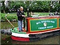 A working narrowboat near Wolverhampton