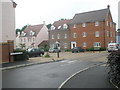 Looking from Collingwood Way into Hanbury Square