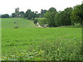 View across fields at the rear of Buxshalls