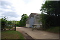 Metal barn off Reeds Lane