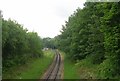 View from Bridge on Keighley & Worth Valley Line - Woodhouse Road