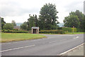 Bus shelter at Wern junction with A483