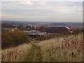 Looking down at Firbeck Colliery