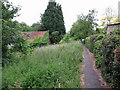 Looking along Lovers Lane towards Eastry