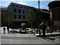 Buskers in Fisher Square