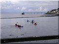 Kayaking, Marine Lake, Clevedon