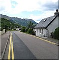 Leaving Glencoe Village to rejoin the A82