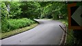 Sharp bend on the A286