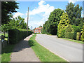 View north-west along Church Road