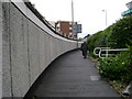 The path to Teignmouth Library