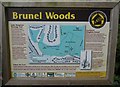 Information board at Brunel Woods