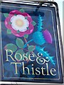 Sign for the Rose and Thistle,  Rockbourne