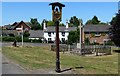 Great Dalby: War memorial and village sign