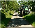 Tractors along Bakers Lane